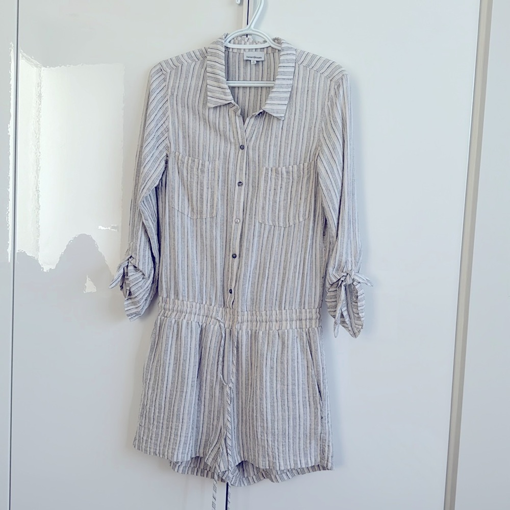 Heartloom Octavia Romper in Indigo
size M